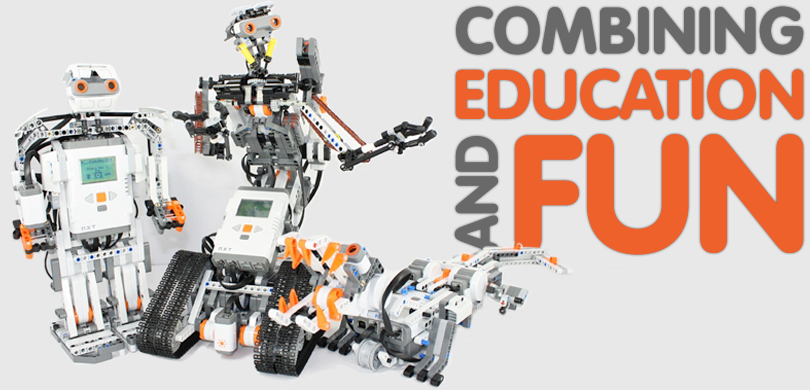 Robots combining education and fun